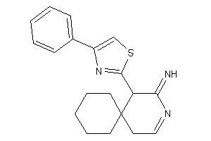 [5-(4-phenylthiazol-2-yl)-3-azaspiro[5.5]undec-2-en-4-ylidene]amine