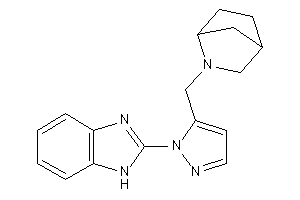 2-[5-(2-azabicyclo[2.2.1]heptan-2-ylmethyl)pyrazol-1-yl]-1H-benzimidazole