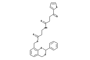 3-[[4-keto-4-(2-thienyl)butanoyl]amino]propionic Acid (2-phenyl-4H-1,3-benzodioxin-8-yl)methyl Ester