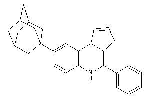 Image of 8-(1-adamantyl)-4-phenyl-3a,4,5,9b-tetrahydro-3H-cyclopenta[c]quinoline