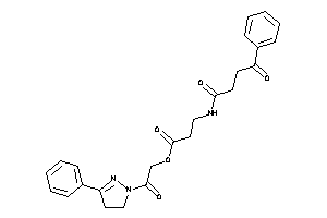 3-[(4-keto-4-phenyl-butanoyl)amino]propionic Acid [2-keto-2-(3-phenyl-2-pyrazolin-1-yl)ethyl] Ester