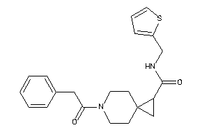 6-(2-phenylacetyl)-N-(2-thenyl)-6-azaspiro[2.5]octane-1-carboxamide