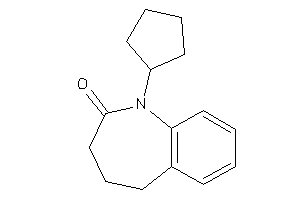 Image of 1-cyclopentyl-4,5-dihydro-3H-1-benzazepin-2-one