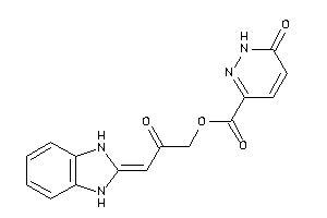6-keto-1H-pyridazine-3-carboxylic Acid [3-(1,3-dihydrobenzimidazol-2-ylidene)-2-keto-propyl] Ester