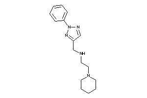 (2-phenyltriazol-4-yl)methyl-(2-piperidinoethyl)amine