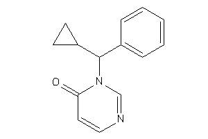 3-[cyclopropyl(phenyl)methyl]pyrimidin-4-one