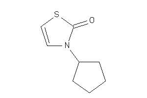 3-cyclopentyl-4-thiazolin-2-one