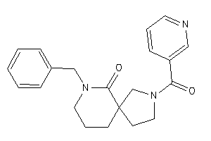 7-benzyl-3-nicotinoyl-3,7-diazaspiro[4.5]decan-6-one