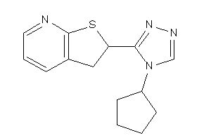 Image of 2-(4-cyclopentyl-1,2,4-triazol-3-yl)-2,3-dihydrothieno[2,3-b]pyridine