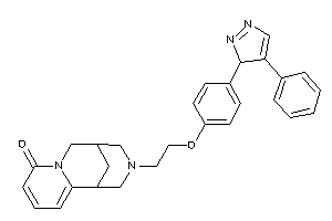 2-[4-(4-phenyl-3H-pyrazol-3-yl)phenoxy]ethylBLAHone