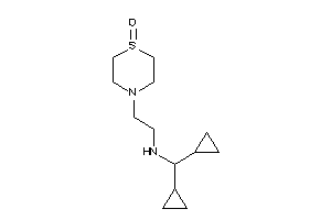 Image of Dicyclopropylmethyl-[2-(1-keto-1,4-thiazinan-4-yl)ethyl]amine