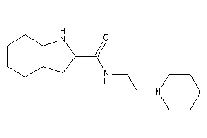 N-(2-piperidinoethyl)-2,3,3a,4,5,6,7,7a-octahydro-1H-indole-2-carboxamide