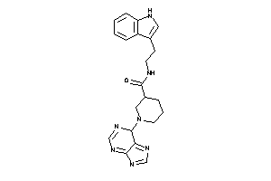 N-[2-(1H-indol-3-yl)ethyl]-1-(6H-purin-6-yl)nipecotamide