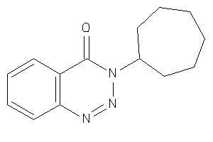 3-cycloheptyl-1,2,3-benzotriazin-4-one