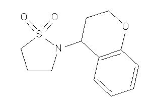 2-chroman-4-yl-1,2-thiazolidine 1,1-dioxide