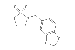 2-piperonyl-1,2-thiazolidine 1,1-dioxide