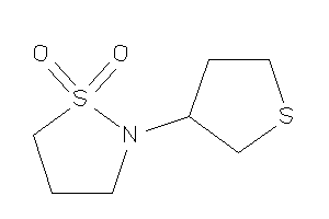 Image of 2-tetrahydrothiophen-3-yl-1,2-thiazolidine 1,1-dioxide