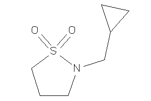 2-(cyclopropylmethyl)-1,2-thiazolidine 1,1-dioxide