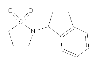 Image of 2-indan-1-yl-1,2-thiazolidine 1,1-dioxide