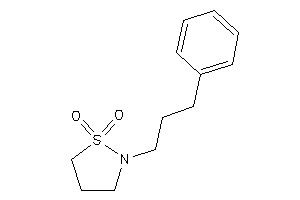 Image of 2-(3-phenylpropyl)-1,2-thiazolidine 1,1-dioxide