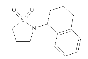 2-tetralin-1-yl-1,2-thiazolidine 1,1-dioxide
