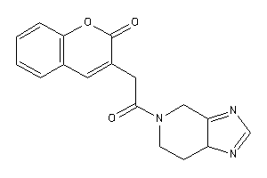 3-[2-(4,6,7,7a-tetrahydroimidazo[4,5-c]pyridin-5-yl)-2-keto-ethyl]coumarin
