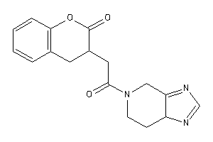 3-[2-(4,6,7,7a-tetrahydroimidazo[4,5-c]pyridin-5-yl)-2-keto-ethyl]chroman-2-one