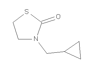 3-(cyclopropylmethyl)thiazolidin-2-one