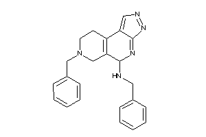 Benzyl-(7-benzyl-5,6,8,9-tetrahydropyrazolo[3,4-c][2,7]naphthyridin-5-yl)amine