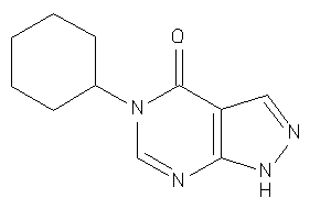 Image of 5-cyclohexyl-1H-pyrazolo[3,4-d]pyrimidin-4-one