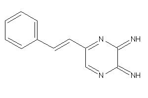 (3-imino-5-styryl-pyrazin-2-ylidene)amine