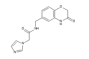 2-imidazol-1-yl-N-[(3-keto-4H-1,4-benzoxazin-6-yl)methyl]acetamide