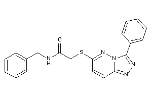 N-benzyl-2-[(3-phenyl-[1,2,4]triazolo[3,4-f]pyridazin-6-yl)thio]acetamide