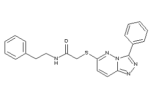 N-phenethyl-2-[(3-phenyl-[1,2,4]triazolo[3,4-f]pyridazin-6-yl)thio]acetamide