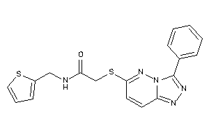 2-[(3-phenyl-[1,2,4]triazolo[3,4-f]pyridazin-6-yl)thio]-N-(2-thenyl)acetamide