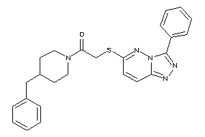 Image of 1-(4-benzylpiperidino)-2-[(3-phenyl-[1,2,4]triazolo[3,4-f]pyridazin-6-yl)thio]ethanone