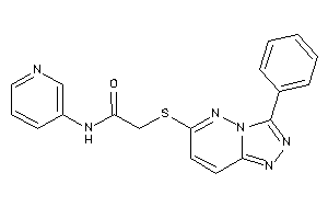 2-[(3-phenyl-[1,2,4]triazolo[3,4-f]pyridazin-6-yl)thio]-N-(3-pyridyl)acetamide