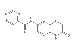 N-(3-keto-4H-1,4-benzoxazin-7-yl)pyrimidine-4-carboxamide