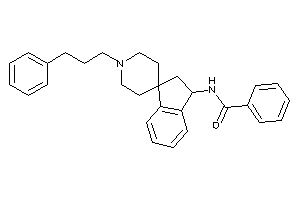 N-[1'-(3-phenylpropyl)spiro[indane-3,4'-piperidine]-1-yl]benzamide