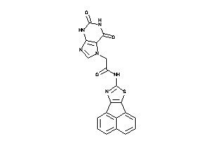 Image of N-acenaphtho[1,2-d]thiazol-8-yl-2-(2,6-diketo-3H-purin-7-yl)acetamide