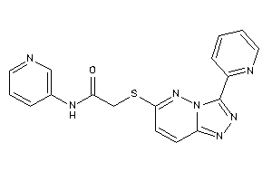 N-(3-pyridyl)-2-[[3-(2-pyridyl)-[1,2,4]triazolo[3,4-f]pyridazin-6-yl]thio]acetamide