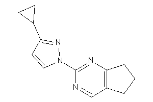 2-(3-cyclopropylpyrazol-1-yl)-6,7-dihydro-5H-cyclopenta[d]pyrimidine