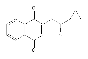 Image of N-(1,4-diketo-2-naphthyl)cyclopropanecarboxamide