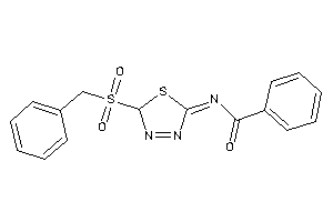 Image of N-(2-benzylsulfonyl-2H-1,3,4-thiadiazol-5-ylidene)benzamide