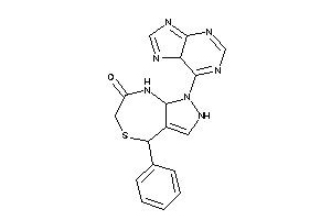 Image of 4-phenyl-1-(5H-purin-6-yl)-2,4,8,8a-tetrahydropyrazolo[3,4-e][1,4]thiazepin-7-one