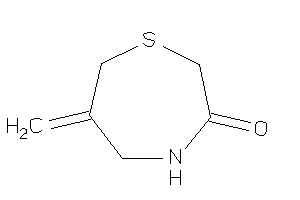 Image of 6-methylene-1,4-thiazepan-3-one