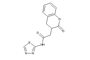 2-(2-ketochroman-3-yl)-N-(1,3,4-thiadiazol-2-yl)acetamide