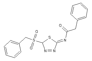 Image of N-(2-benzylsulfonyl-2H-1,3,4-thiadiazol-5-ylidene)-2-phenyl-acetamide