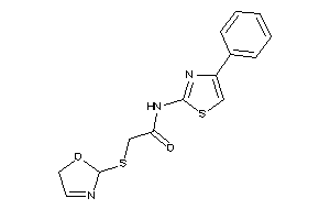 2-(3-oxazolin-2-ylthio)-N-(4-phenylthiazol-2-yl)acetamide