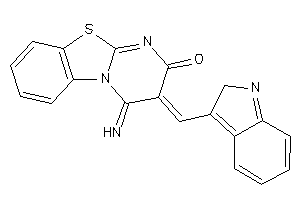 4-imino-3-(2H-indol-3-ylmethylene)pyrimido[2,1-b][1,3]benzothiazol-2-one